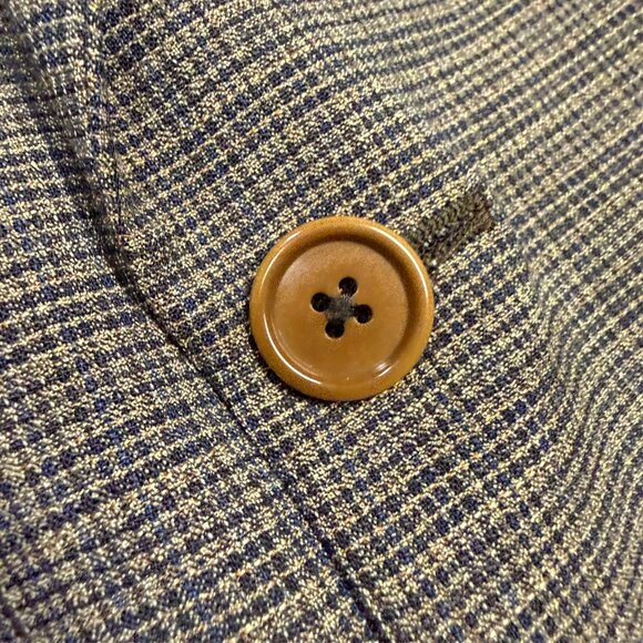 Barneys New York Redaelli Hopsack Blazer Loro Piana 110s Sport Coat Italy 42 L - Picture 4 of 10